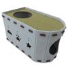 Wear-resistant Cat Scratch Board L Shape Double-layer Cat House  for Small Medium Cats