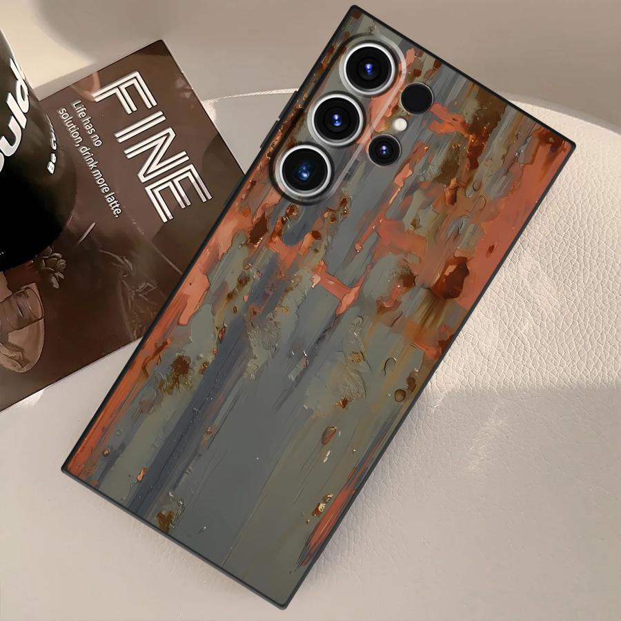 Чехол Funda для телефона Samsung Galaxy S21 S25 Ultra S9 S20 S22 S23 FE S24 Plus Ретро Следы ржавчины