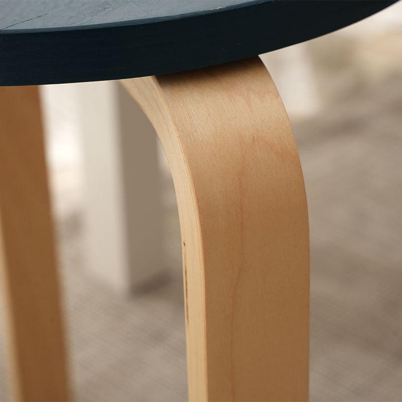 Скандинавский стиль, цветной, на высоких ножках, круглый деревянный табурет - Современный минималистичный дизайн