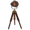 Antique Finish Tripod Lamp (Brown)