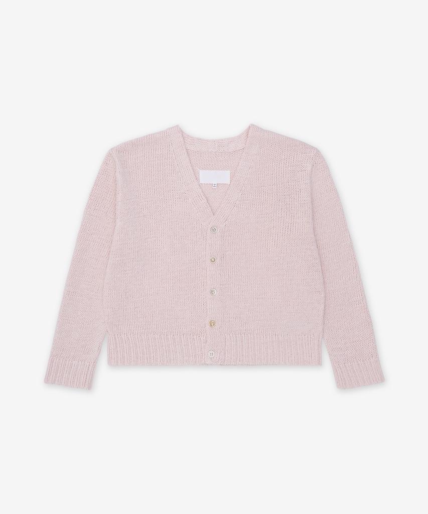 Maison Margiela Cardid Hemp Knit Cardigan - Pink / S51Hp0017M13100216