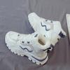 Popular Sports Shoes Women's Plush 2023 Autumn and Winter New High Top Versatile Dad Running Casual Cotton Shoes Trend