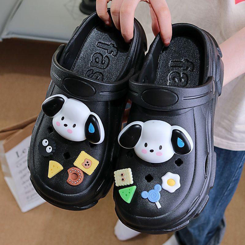 Женские клоги на толстой подошве, увеличивающие рост: Стильные Нескользящие, Дышащие, с Закрытым Носком для Ношения на Улице, в Офисе, Операционной или Летом.