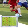 1 Set Soccer Dry-Erase Coaching Scoreboard with Erasable Pen Professional Coaches Marker Training Writing Tablet for Football Referee Tactical
