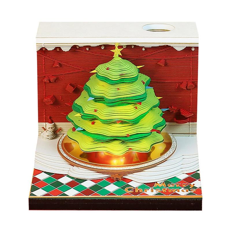 2027 Innovative Desk Calendar with Tear-away 3D and LED Light for Creative Spaces