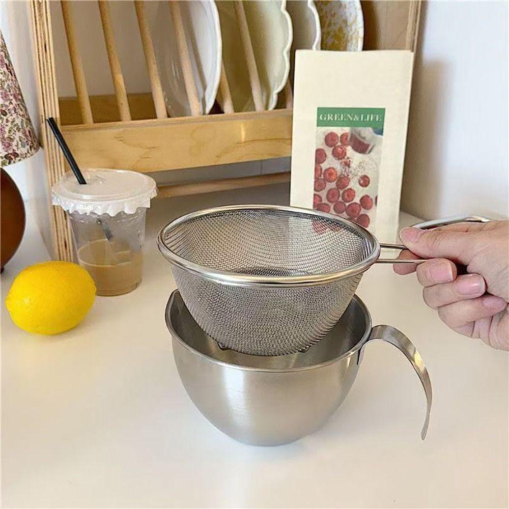 with Scale Colander Basin Stainless Steel Kitchen Measuring Bowl Measuring Spoon Set Baking