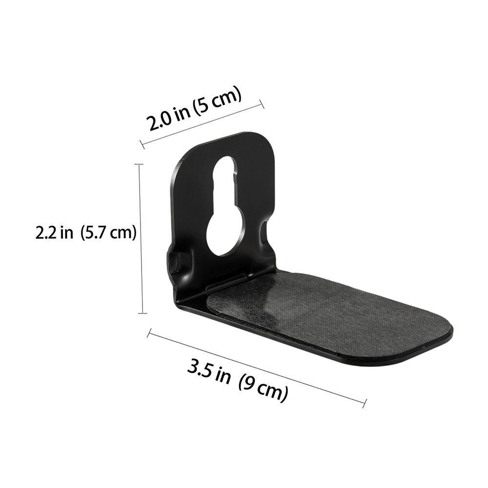 2pcs Metal Sound Bar Mounts Anti-Drop Sound Bar Shelf Speaker Wall Bracket for Samsung/Sony/LG