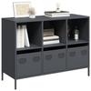 VidaXL Buffet Anthracite 101,5x39x73,5 Cm Cold-rolled Steel, Storage Furniture, Kitchen Storage Furniture, Furniture 851366