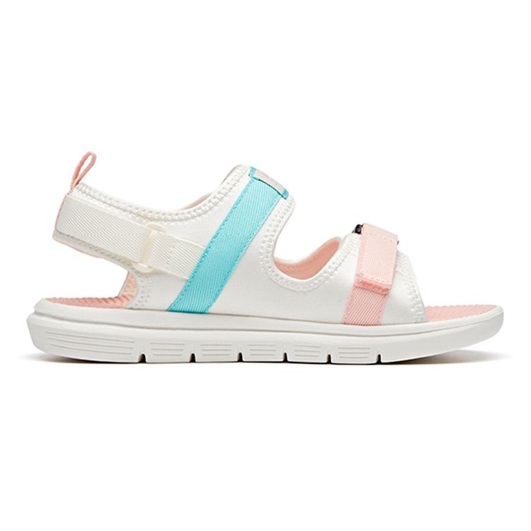 Anta Пляжные сандалии на плоской подошве с одним ремешком Детские сандалии Розовые Белые A33026605-5