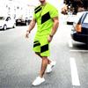 3D Print Men's Tracksuit O-neck Summer Tops and Shorts Sets Two Piece Jogger Outfit Fashion Man Clothing Set Clothes for Men