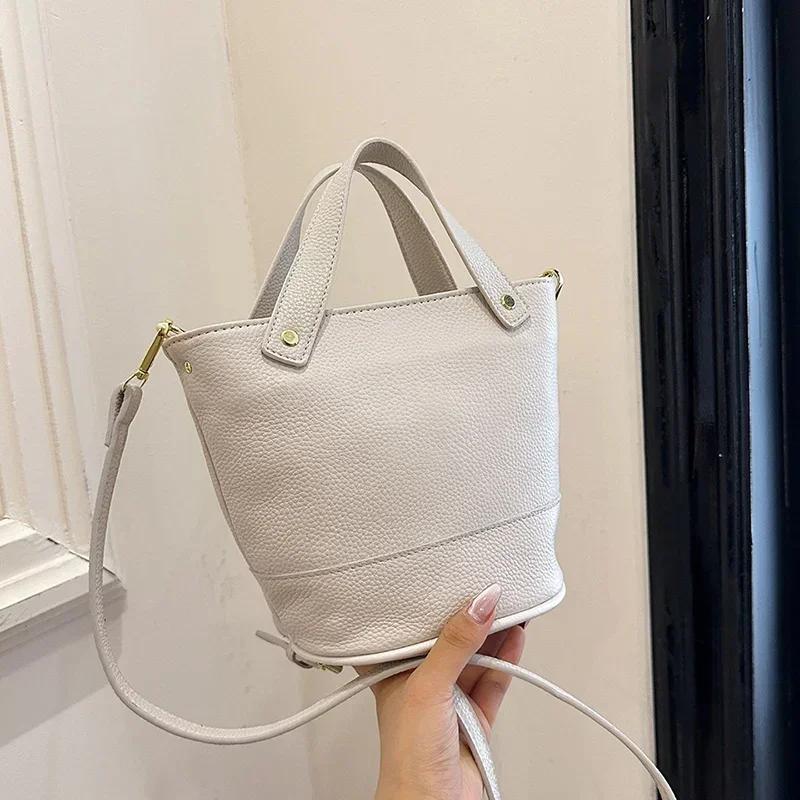 Однотонная женская сумка из искусственной кожи, мягкая и универсальная, модная, элегантная, простая, через плечо, элегантная сумка через плечо, высокое качество, новая