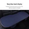 All-Season Linen Car Seat Cushion Set: Three-Piece Universal Fit for Driver/Passenger and Rear Seats