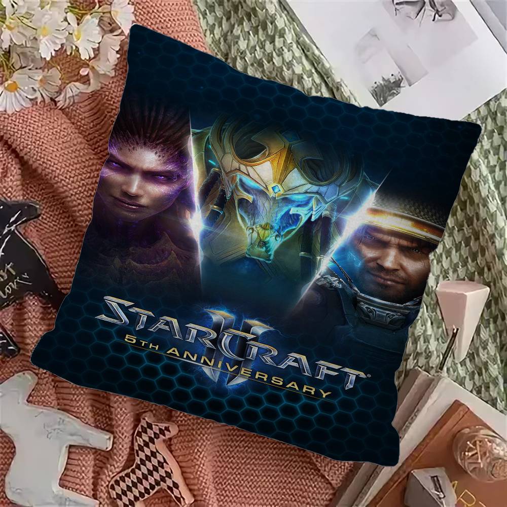 Игровые Подушки S-Starcraft 2 Персонализированные Изображение Текст Домашний Декор Подарки для Дома 45x45 см