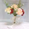 Искусственный цветок Изысканный свежий сохраняющий Реалистичный эстетический визуальный эффект Искусственный свадебный букет Свадьба