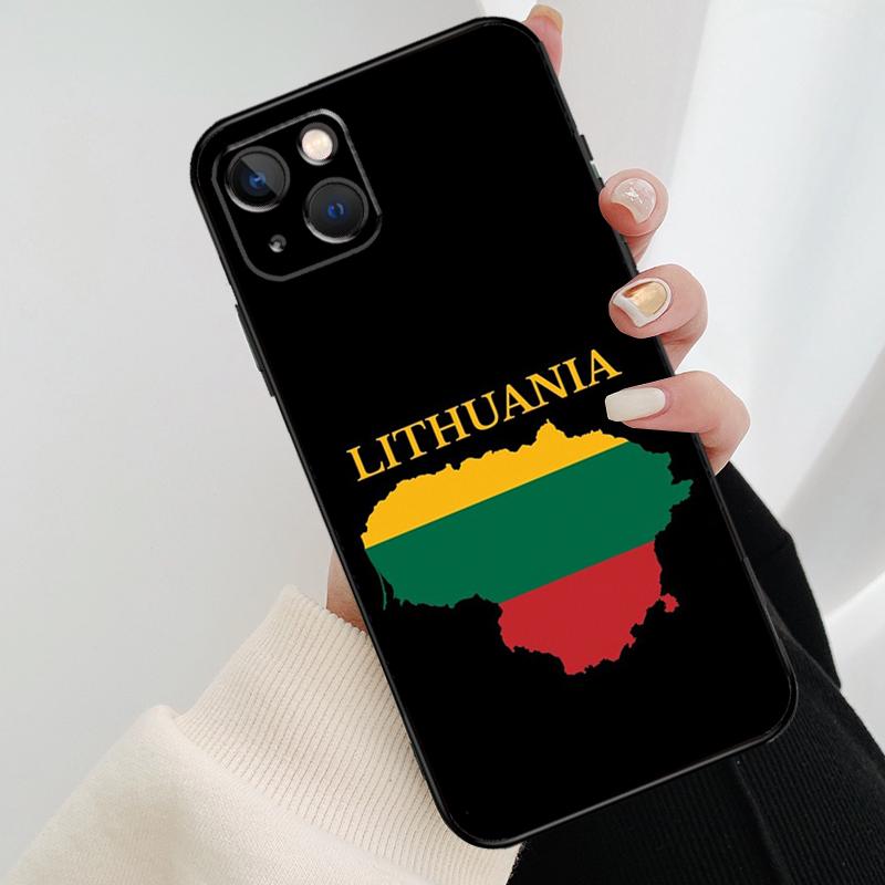 Модный Чехол для Телефона с Флагом Литвы Для iPhone 17 Pro Max 14 13 12 11 15 16 Pro Max mini 15 16 Plus 16e 17 Air Cover