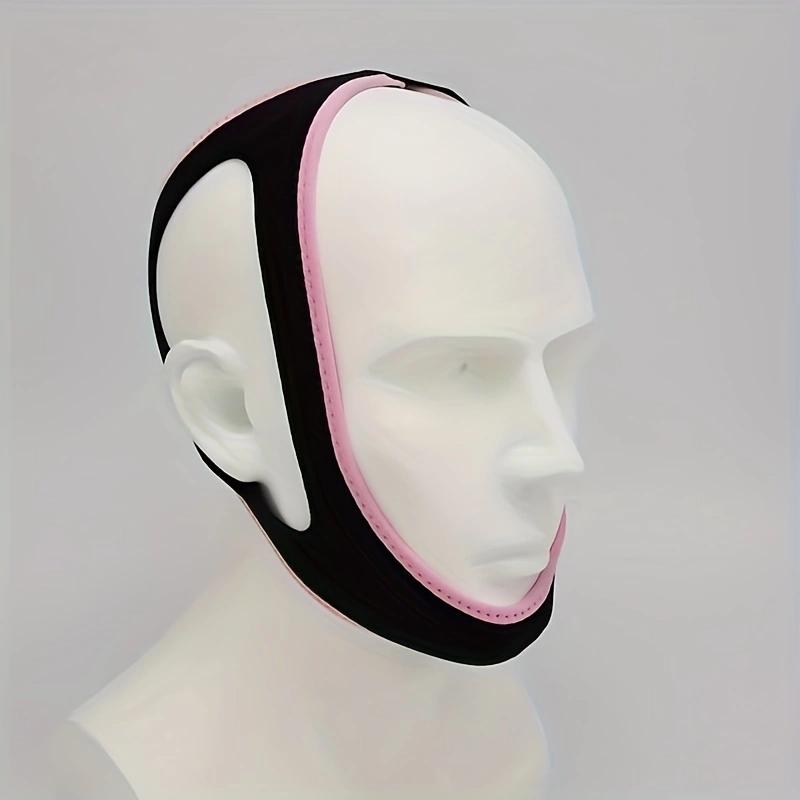 Регулируемый пояс против храпа для облегчения храпа, дышащий ремешок для подбородка, ночное средство для сна, поддержка челюсти, защита от храпа для мужчин и женщин