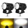 Dual Color Motorcycle LED HeadLight Work Spot Lamp Offroad Car Boat Truck SUV Driving Fog Lamp Headlamp White Yellow