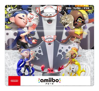 Набор amiibo Surimi Union [Фука/Уцухо/Мантаро] (Взвод серии)