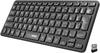 Arteck Wireless Keyboard Wireless Lightweight Full Size Media Function Hotkeys Compatible with Smart Windows 2.4G Computer, Desktop, PC, Laptop,
