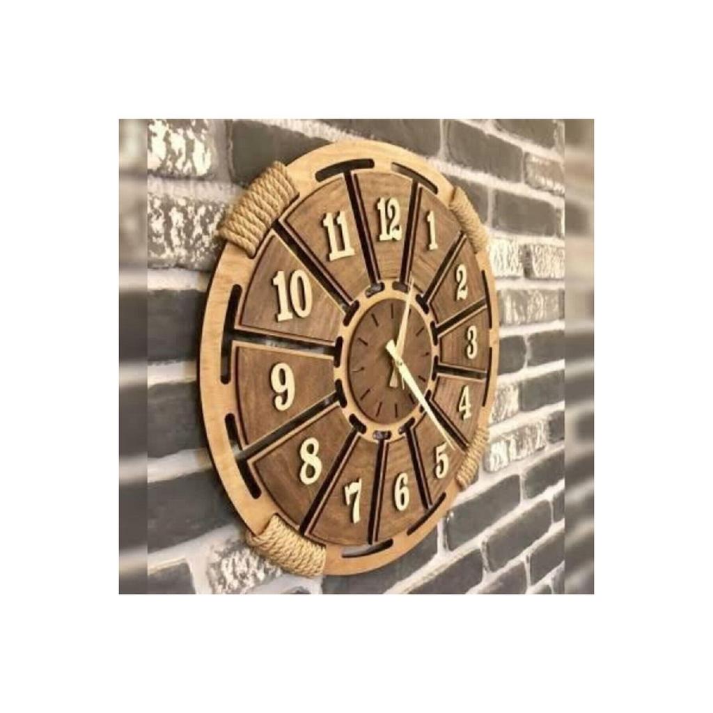Maple Decorative Wooden Wall Clock 40x40 Cm