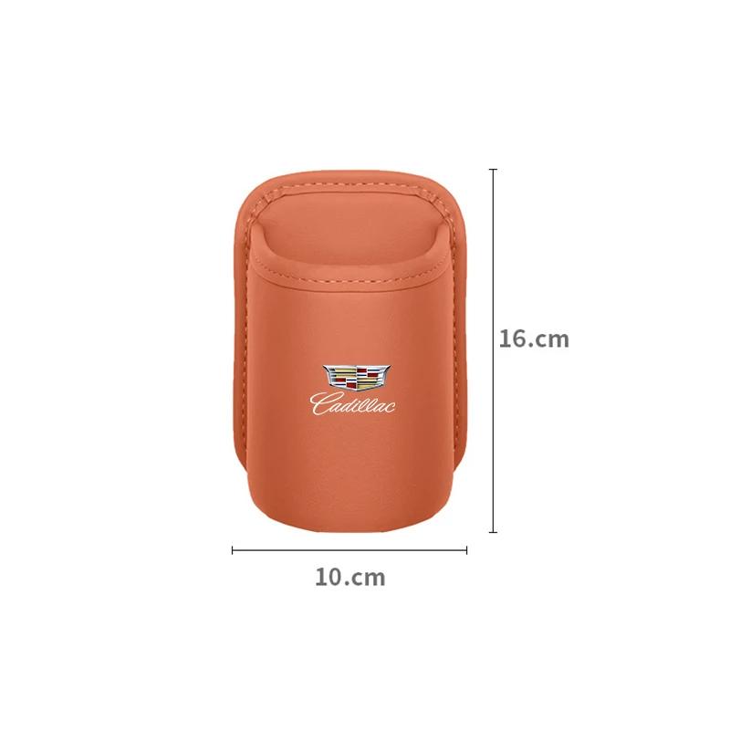 AABHP1 Car Logo Water Cup Holder Door Mounted Storage Box for Cadillac XT5 XT6 XTS ATS BLS CT4 CT5 SLS SRX CTS Escalade Accessories