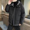Winter Hooded Padded Jacket Men Plus Fat Down Padded Jacket Young Fat Man Padded Jacket Windproof