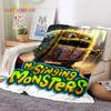 Игровое одеяло My Singing Monsters Мультяшное Мягкое Фланелевое для Кровати Спальни Дивана Пикника, Плед для Покрытия на Улице Повседневный Подарок