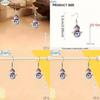 Christmas Snowman Acrylic Cartoon Earrings With Silver Ear Pins For Holiday Party Accessory