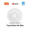 Tuya WiFi Smart Air Box Монитор качества воздуха Формальдегид VOC CO2 GAS Датчик температуры и влажности Связь с домашней сценой