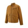 Washed Canvas Insulated Fashionable Comfortable Versatile Cotton Jacket Men Jackets Khaki A5MAE-P47