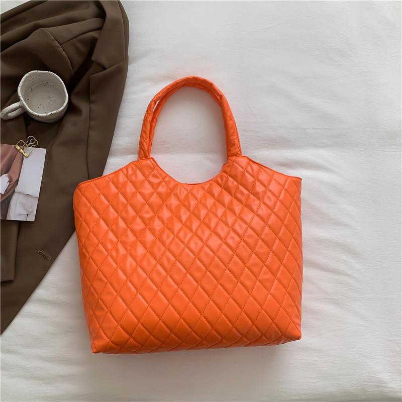 Chic Soft Pu Leather Tote Bag For Women 2023 Vintage Handbag With Inner Pocket