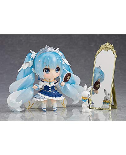 Nendoroid Character Vocal Series 01 Hatsune Miku Snow Miku Snow Princess окрашенная подвижная фигурка Ver. Немасштабируемый АБС и ПВХ