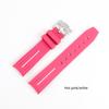 Curved Interface Rubber Watch Strap 20mm Men Women Waterproof Sports Watch Band for Moonswatch Watchband Watch Accessories