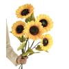 Букет подсолнухов - Искусственные шелковые цветы для украшения гостиной, офиса, спальни