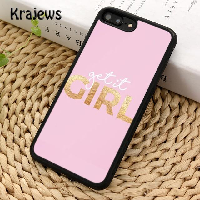 Krajews Pink Girl Boss Soft Phone Case Cover For iPhone 17 Air 16 15 14 plus 11 12 13 pro max coque Fundas