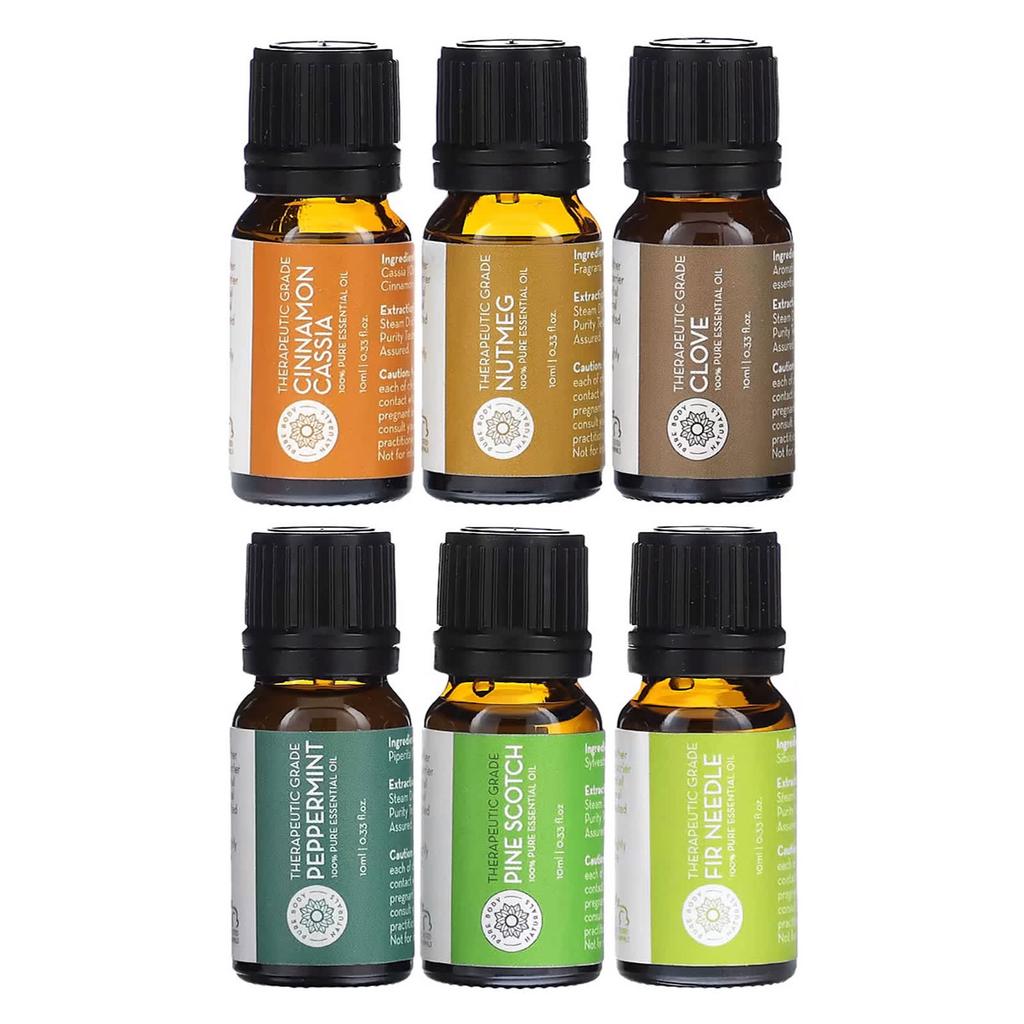 Winter Essential Oil Collection, Limited Edition, Set of 6, 10 Ml (0.33 Fl Oz) Each