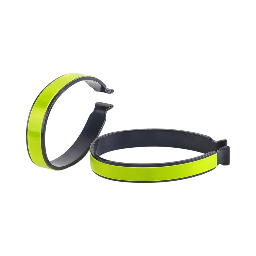 Светоотражающие зажимы для брюк – Пара зажимов для горных велосипедов со светоотражающими наклейками, Аксессуары для безопасности при езде на велосипеде