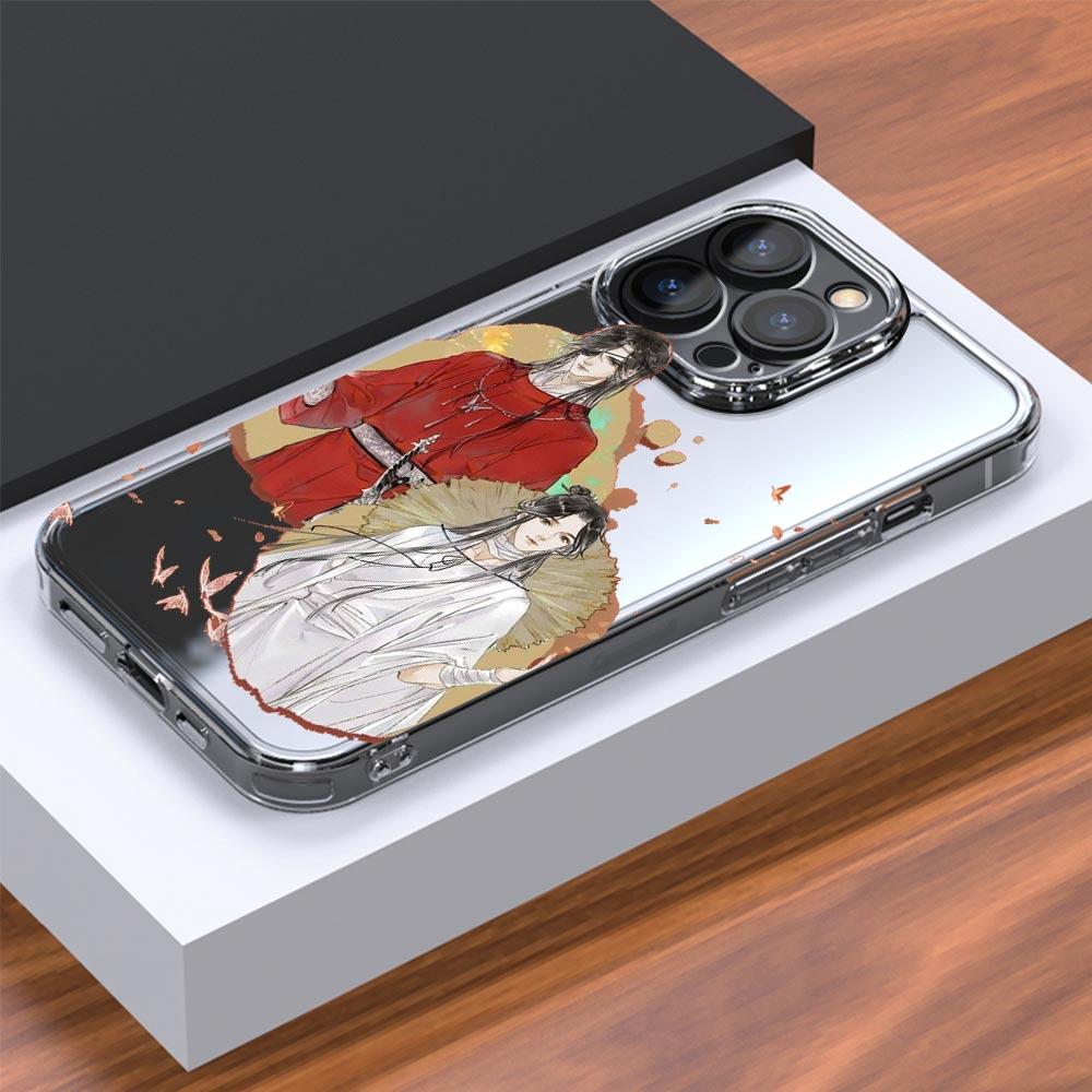 Heaven Official's Blessing For iPhone 15 14 13 11 12 Pro Max X XR XS Phone Case For iPhone 15 14 7 8 Plus SE Clear Soft Cover