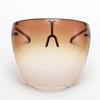 2pcs Protective Faceshield Glasses Sunglasses Transparent Anti-fog Anti-splash Protective Mask Full Face Covered Safety