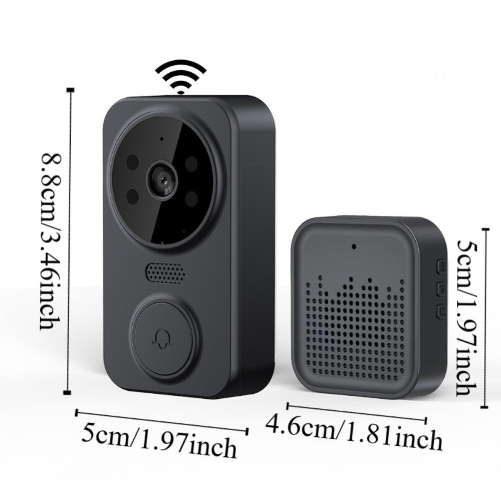 Night Vision Visual Intercom Doorbell Electronic Cat Eye Smart Home Door Bell  Household