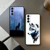 Крутой чехол W-Wolf A-Animals для Samsung Galaxy S21 S25 FE S24 S23 Ultra S20 S9 S22 Plus S10 TPU Чехол