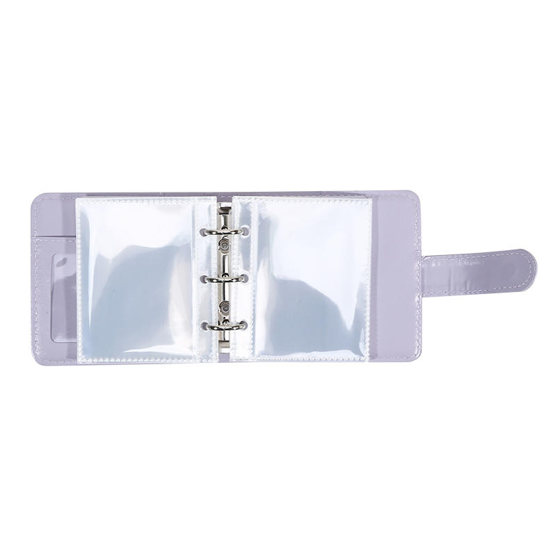 Легкий Мини K-pop Обложка для Альбома для Фотокарточек Кожаный Маленький Фотоальбом на Разъемных Листах для Организатора Коллекционных Карт Игровых Карт