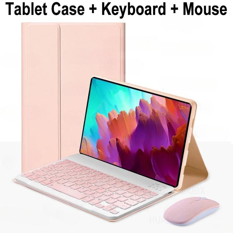 Keyboard Tablet Case for Lenovo Xiaoxin Pad 2024 11 Inch TB-330FU TB-331FC Detachable Bluetooth Keyboard for Lenovo Tab M11 K11 11 Inch Leather Funda