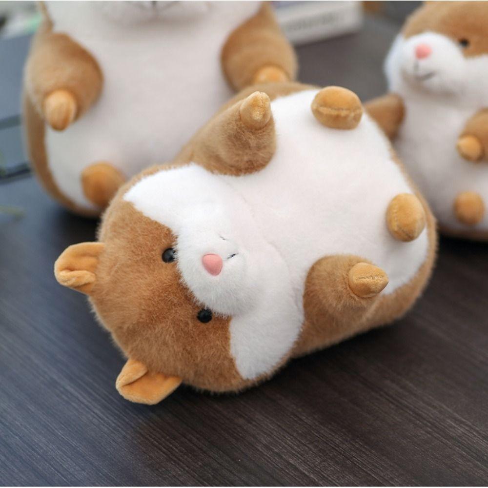 Soft Hamster Plush Toys Lifelike Hamster Stuffed Toy Animal Mouse Plush Pillow  Children Girl