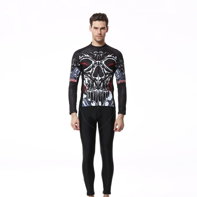 Дышащие велосипедные майки, комплект одежды для велоспорта, быстросохнущая мужская велосипедная одежда с длинными рукавами, костюм, колготки