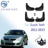 Передние и задние брызговики для Suzuki Swift 2011 2012 2013, брызговики для крыльев, брызговики автомобиля