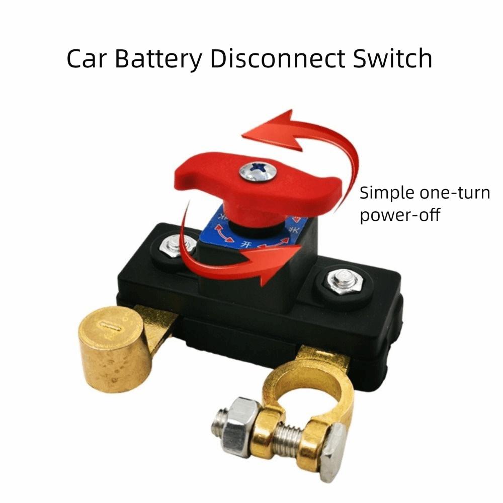 Manual Car Battery Disconnect Switch Automatic Battery Isolator  Car Battery Maintenance
