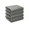 Microfiber Car Wash Towel Super Absorbent Quick Drying Cloth 60 X 120cm 4 Pieces Large Scratch Resistant Wiping Gray TARO WORKS