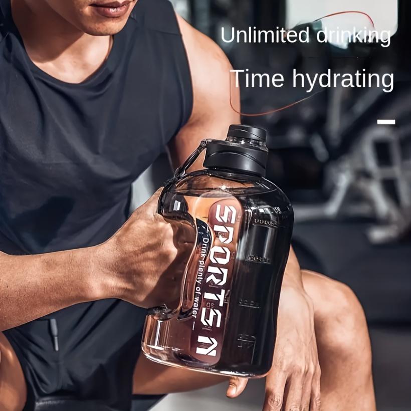 1700 мл портативная бутылка для воды большой емкости с точными весами, подходит для занятий спортом на открытом воздухе, фитнеса, езды на велосипеде и занятий в тренажерном зале для мужчин и женщин