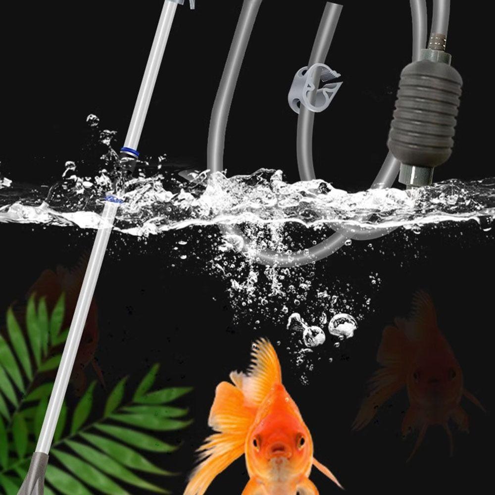 1Pcs 1.9/2.2/2.5m Fish Tank Siphon Vacuum for Large Fish Tank Gravel Sand Cleaning